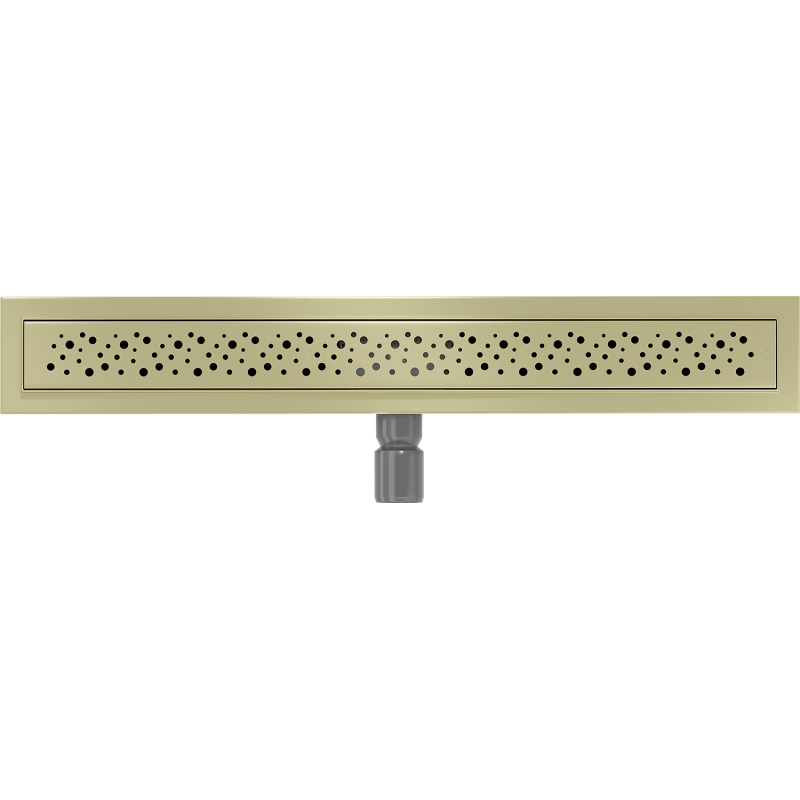 Mexen Flat M12 linear drain 70 cm, brushed gold - 1A21070-15