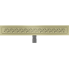 Mexen Flat M12 linear drain 70 cm, brushed gold - 1A21070-15