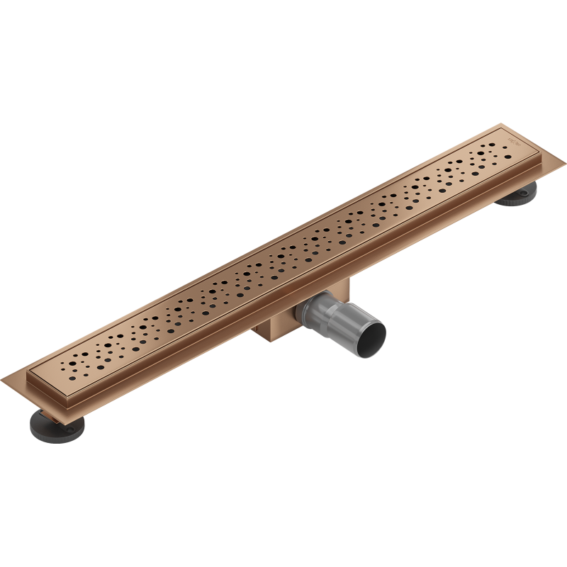 Mexen Flat M12 linear drain 50 cm, brushed copper - 1C21050-15
