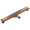 Mexen Flat M12 Linear Drain 60 cm, Brushed Copper - 1C21060-15