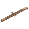 Mexen Flat M12 linear drain 90 cm, brushed copper - 1C21090-15