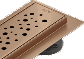 Mexen Flat 360° M12 100 cm Rotating Linear Drainage, Brushed Copper - 1C21100-40