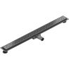 Mexen Flat M12 linear drain 80 cm, gun gray brushed - 1E21080-15