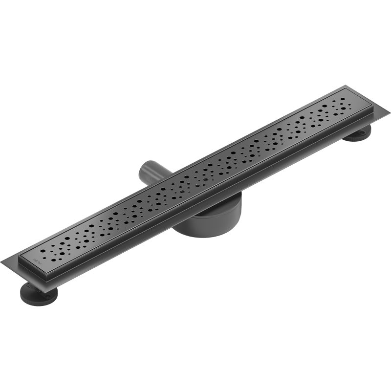 Mexen Flat 360° M12 Rotating Linear Drain 60 cm, Gun Gray Brushed - 1E21060-40