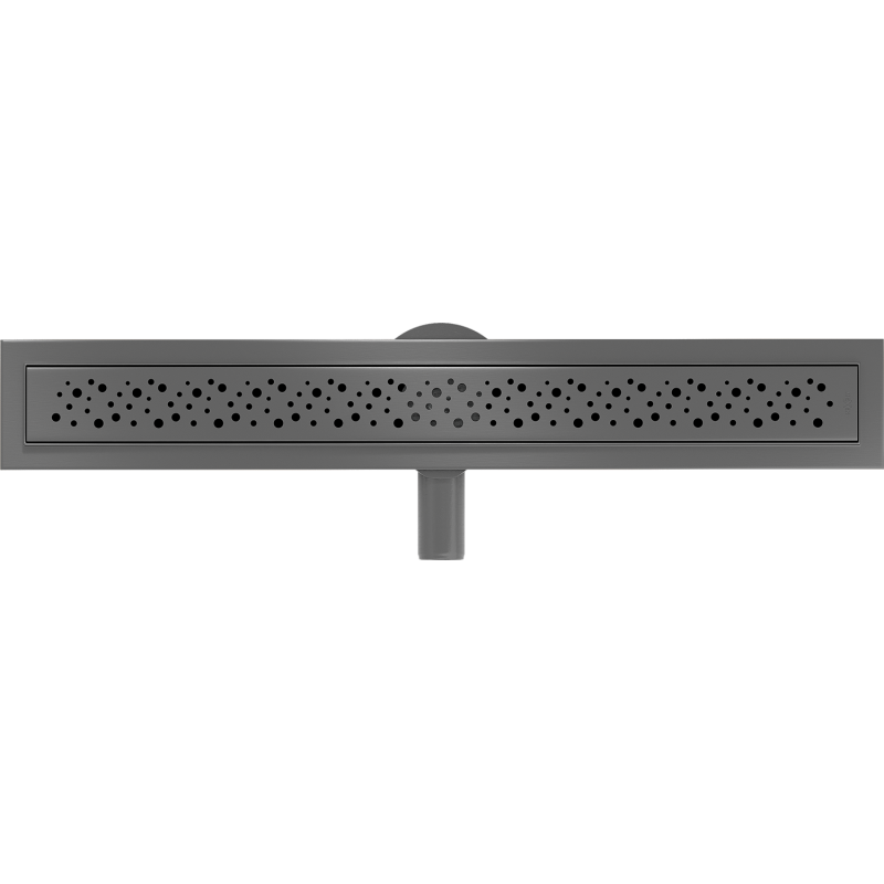 Mexen Flat 360° M12 Rotating Linear Drain 60 cm, Gun Gray Brushed - 1E21060-40