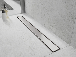 Mexen Flat 360° M13 2-in-1 Rotating Linear Drain 60 cm, Inox - 1010060-40