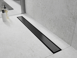 Mexen Flat M13 linear drain 2in1 160 cm, black - 1710160