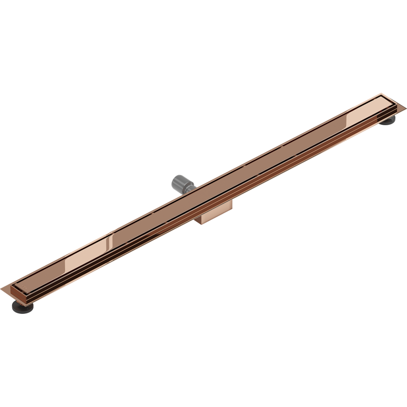 Mexen Flat M13 Linear Drain 2-in-1 160 cm, Rose Gold - 1610160