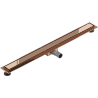 Mexen Flat M13 linear drain 2-in-1 80 cm, rose gold - 1610080-15