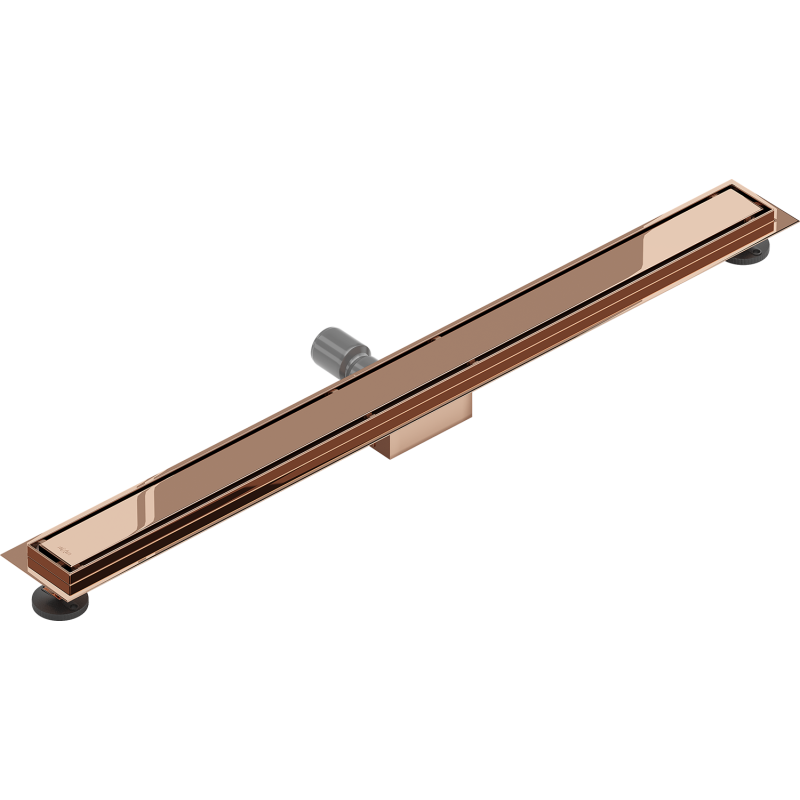 Mexen Flat M13 Linear Drain 2-in-1 90 cm, Rose Gold - 1610090-15