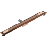 Mexen Flat M13 Linear Drain 2-in-1 90 cm, Rose Gold - 1610090-15