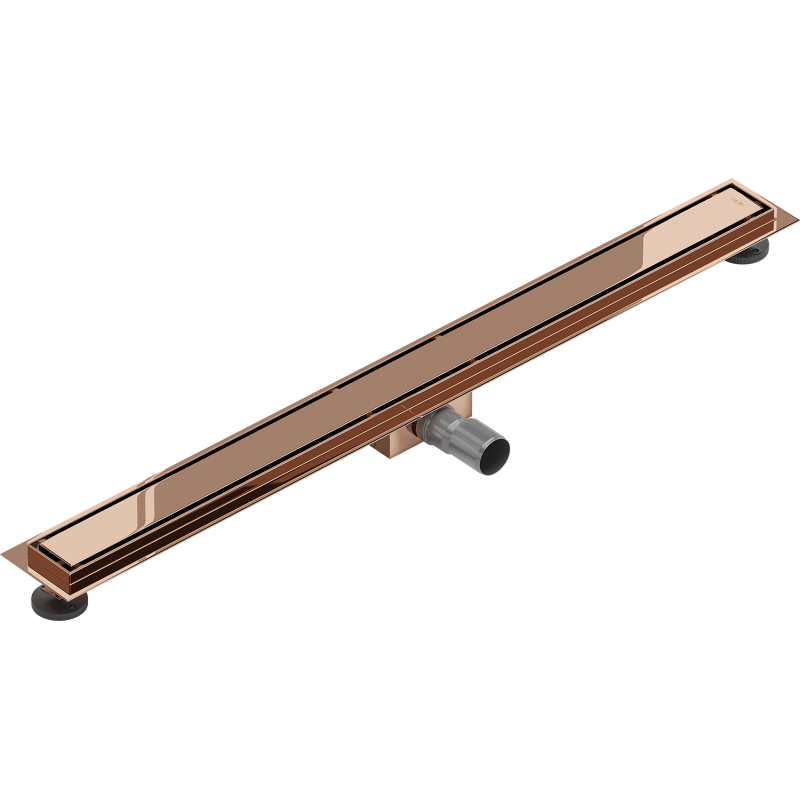 Mexen Flat M13 Linear Drain 2-in-1 90 cm, Rose Gold - 1610090-15