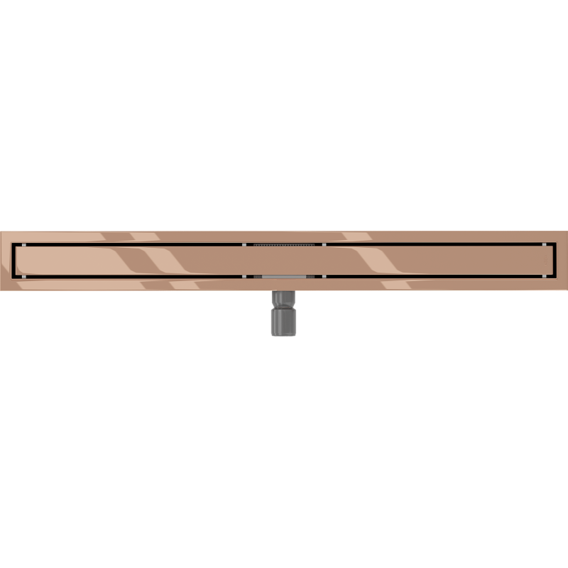 Mexen Flat M13 Linear Drain 2-in-1 90 cm, Rose Gold - 1610090-15
