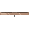 Mexen Flat M13 Linear Drain 2-in-1 90 cm, Rose Gold - 1610090-15