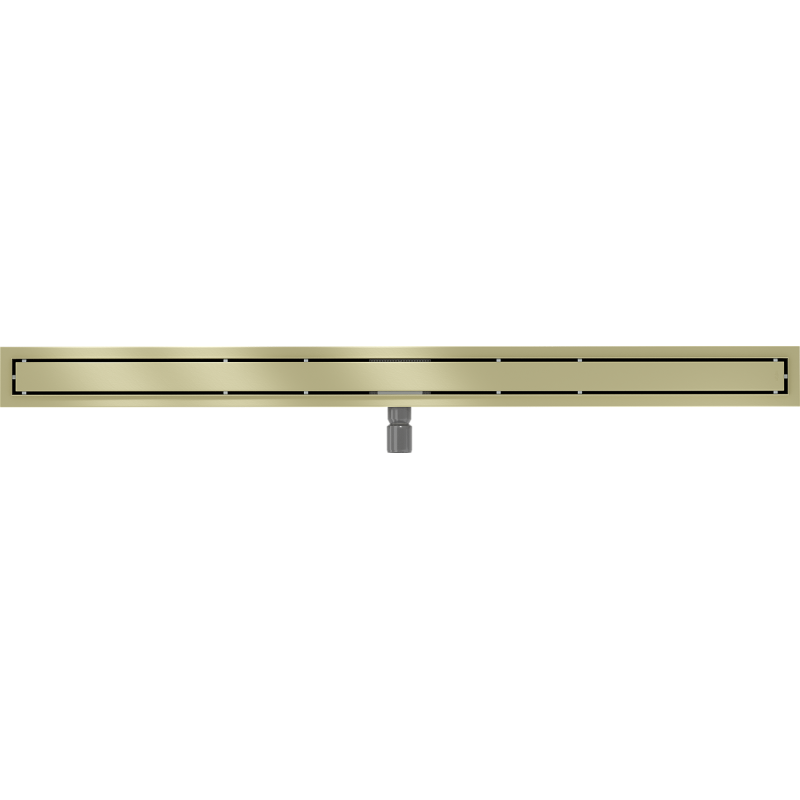 Mexen Flat M13 linear drain 2-in-1 140 cm, brushed gold - 1A10140