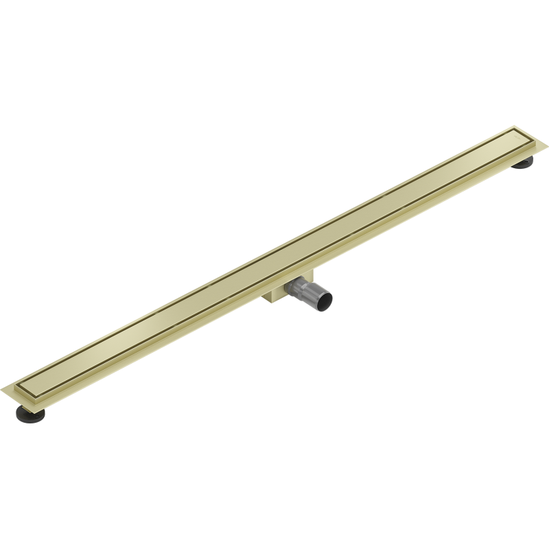Mexen Flat M13 Linear Drain 2-in-1 150 cm, Brushed Gold - 1A10150