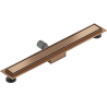 Mexen Flat M13 Linear Drain 2-in-1 50 cm, Brushed Copper - 1C10050-15