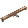 Mexen Flat M13 Linear Drain 2-in-1 50 cm, Brushed Copper - 1C10050-15
