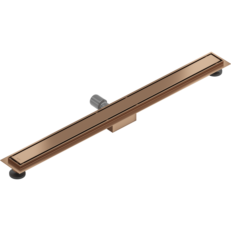 Mexen Flat M13 Linear Drain 2-in-1 90 cm, Brushed Copper - 1C10090-15