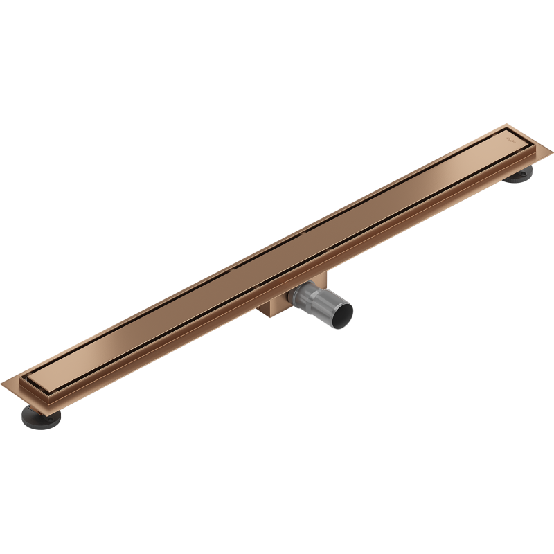 Mexen Flat M13 Linear Drain 2-in-1 90 cm, Brushed Copper - 1C10090-15