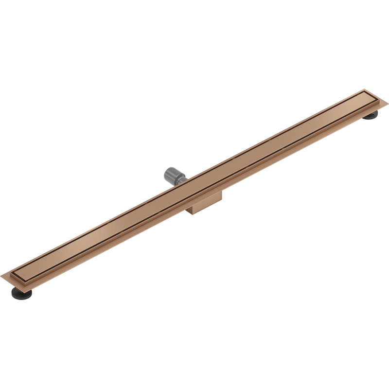 Mexen Flat M13 linear drain 2in1 150 cm, brushed copper - 1C10150