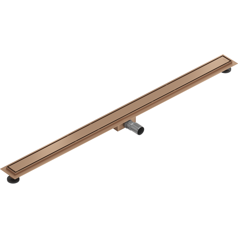 Mexen Flat M13 linear drain 2in1 150 cm, brushed copper - 1C10150