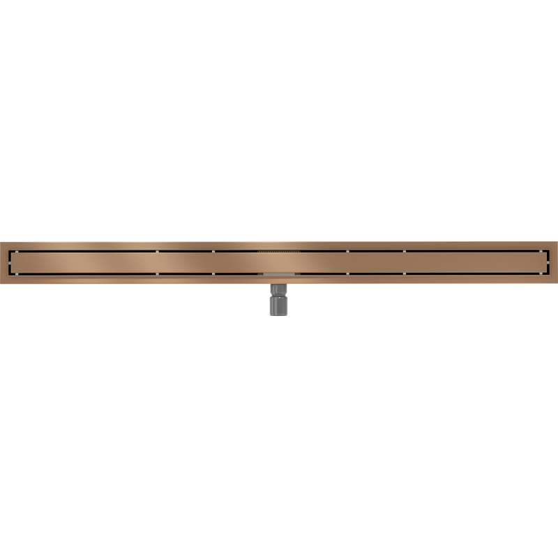 Mexen Flat M13 linear drain 2in1 150 cm, brushed copper - 1C10150