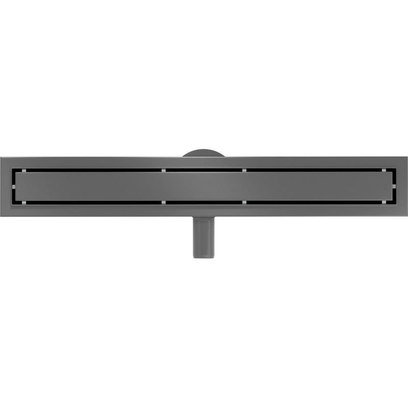Mexen Flat 360° M13 rotary 2-in-1 linear drain 50 cm, brushed gun gray - 1E10050-40