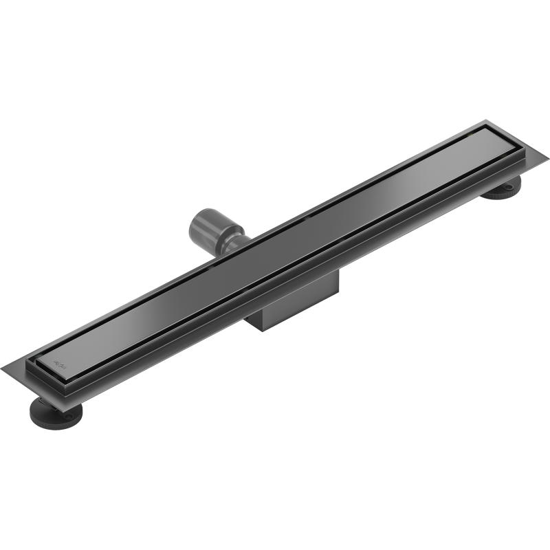 Mexen Flat M13 linear drain 2-in-1 60 cm, gun gray brushed - 1E10060-15