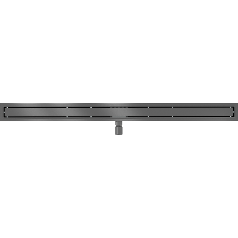 Mexen Flat M13 Linear Drain 2-in-1 110 cm, Gun Gray Brushed - 1E10110