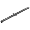 Mexen Flat M13 linear drain 2-in-1 130 cm, gun gray brushed - 1E10130