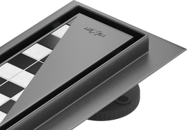 Mexen Flat M13 linear drain 2-in-1 140 cm, brushed gun gray - 1E10140