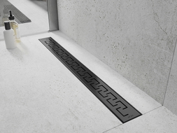 Mexen Flat M15 Cover for Linear Drain 60 cm, Black - 1724060