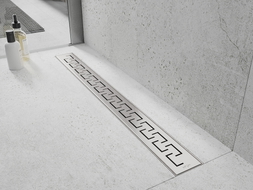 Mexen Flat 360° M15 Rotating Linear Drain 100 cm, Inox - 1024100-40