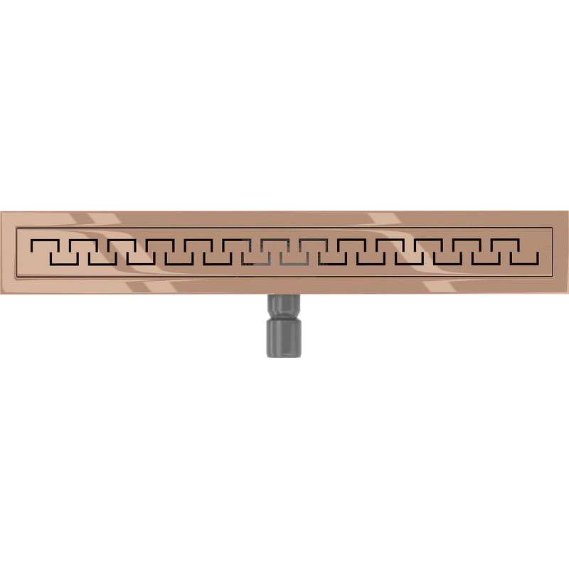 Mexen Flat M15 Linear Drain 50 cm, Rose Gold - 1624050-15