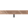Mexen Flat M15 linear drain 60 cm, rose gold - 1624060-15