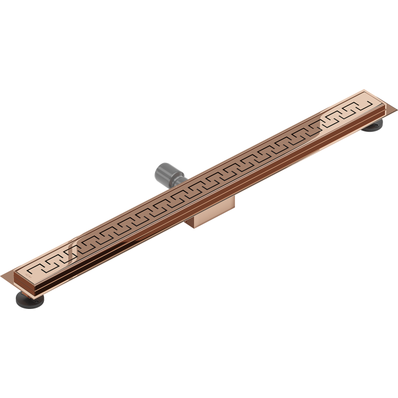 Mexen Flat M15 linear drain 80 cm, rose gold - 1624080-15