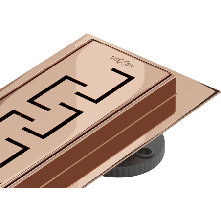 Mexen Flat M15 linear drain 90 cm, rose gold - 1624090-15