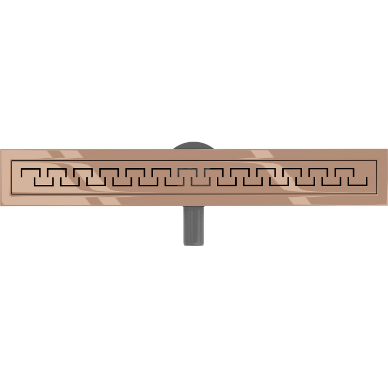 Mexen Flat 360° M15 rotary linear drain 60 cm, rose gold - 1624060-40