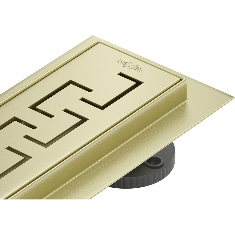 Mexen Flat M15 Linear Drain 60 cm, Brushed Gold - 1A24060-15