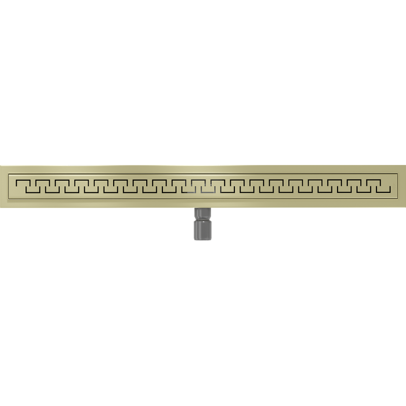Mexen Flat M15 linear drain 80 cm, brushed gold - 1A24080-15