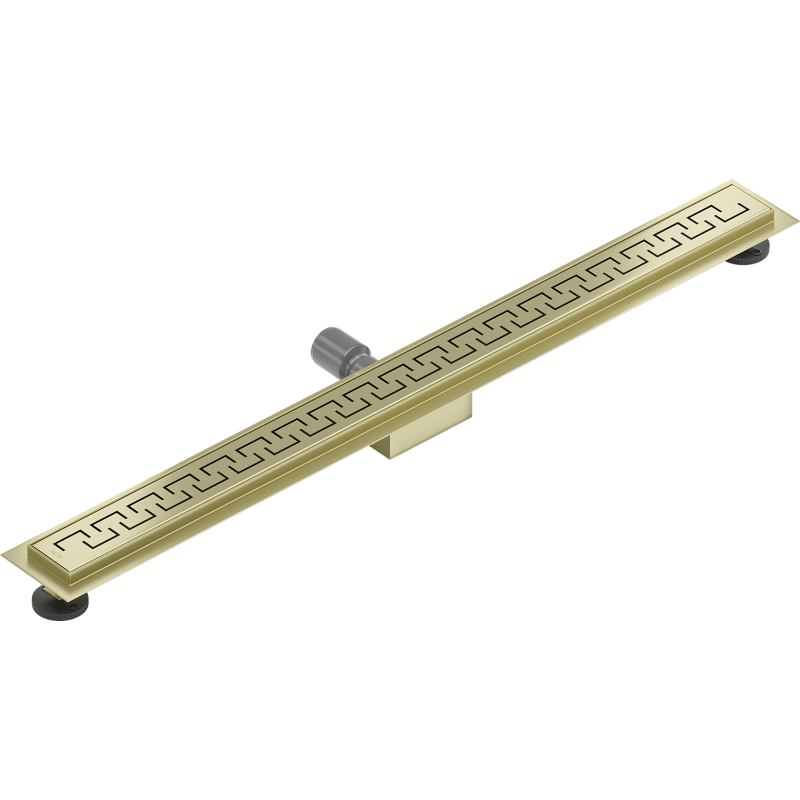 Mexen Flat M15 linear drain 100 cm, brushed gold - 1A24100-15