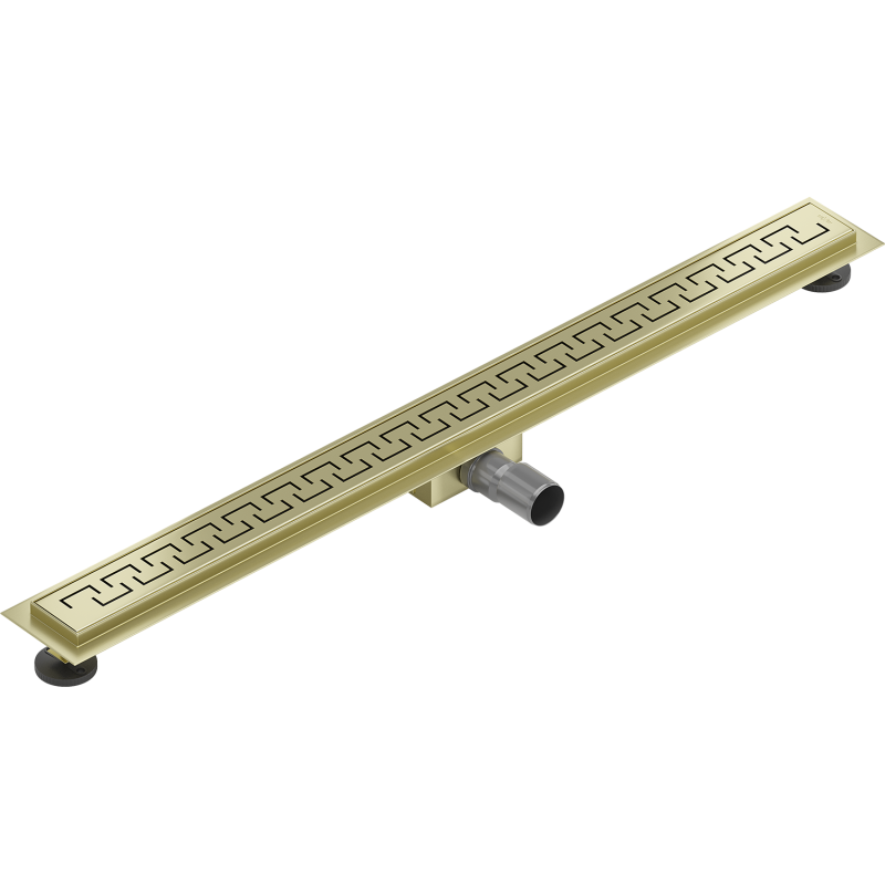 Mexen Flat M15 linear drain 100 cm, brushed gold - 1A24100-15