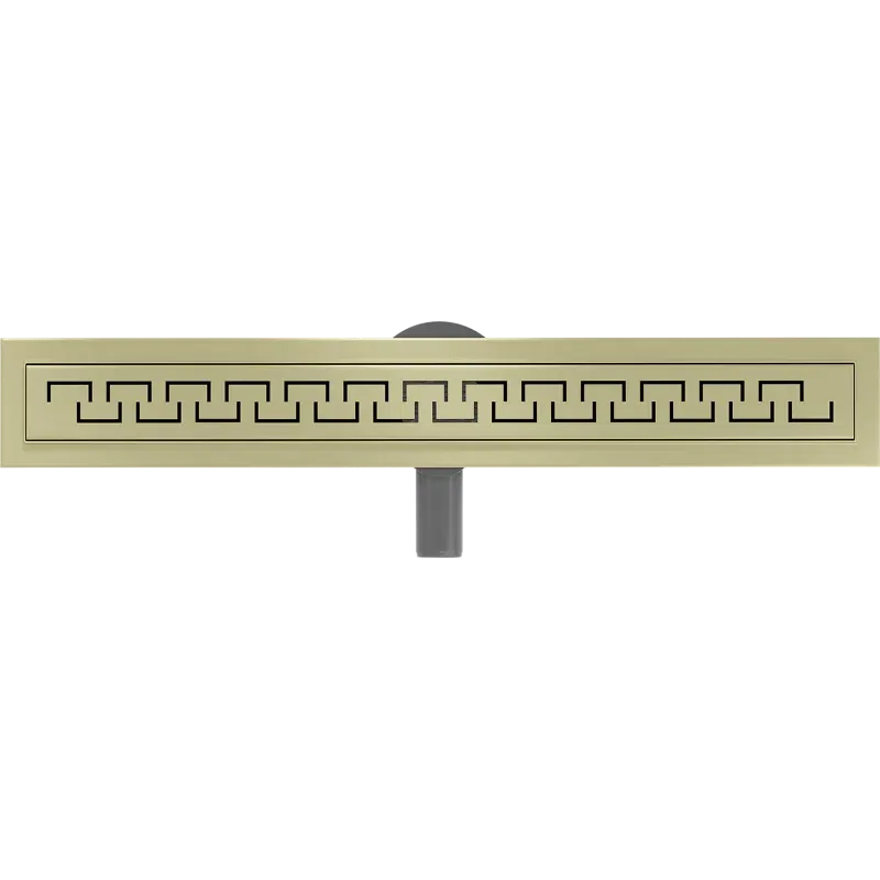 Mexen Flat 360° M15 70 cm Rotating Linear Drain, Brushed Gold - 1A24070-40