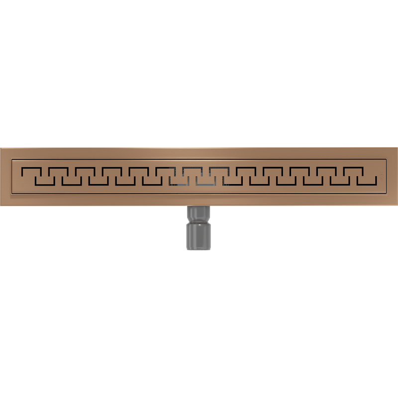 Mexen Flat M15 Linear Drain 70 cm, Brushed Copper - 1C24070-15