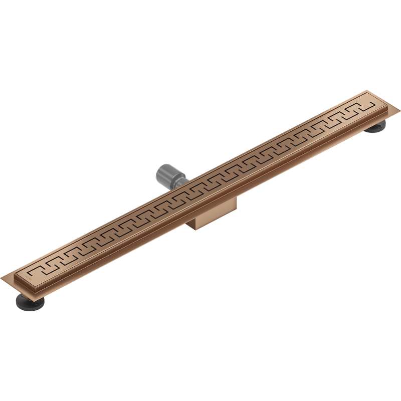 Mexen Flat M15 linear drain 90 cm, brushed copper - 1C24090-15