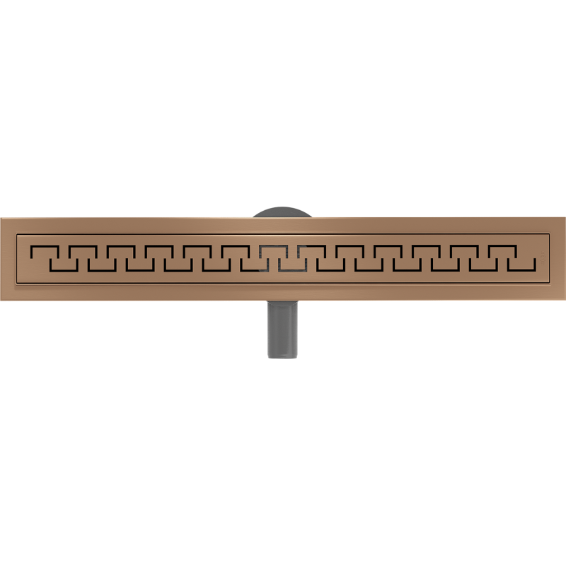 Mexen Flat 360° M15 rotational linear drain 60 cm, brushed copper - 1C24060-40