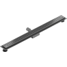 Mexen Flat M15 linear drain 80 cm, gun gray brushed - 1E24080-15