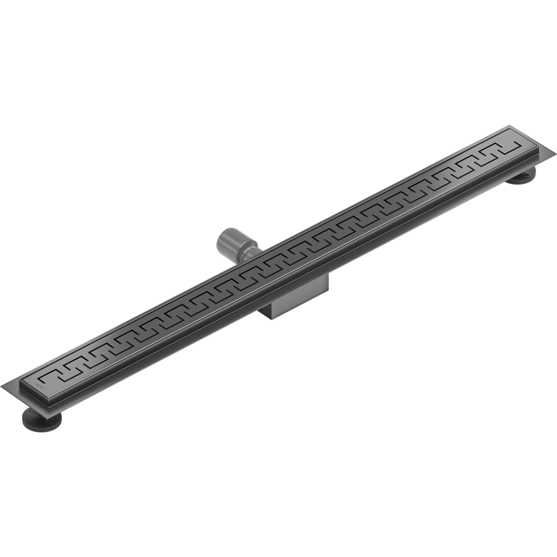 Mexen Flat M15 Linear Drain 90 cm, Brushed Gun Gray - 1E24090-15