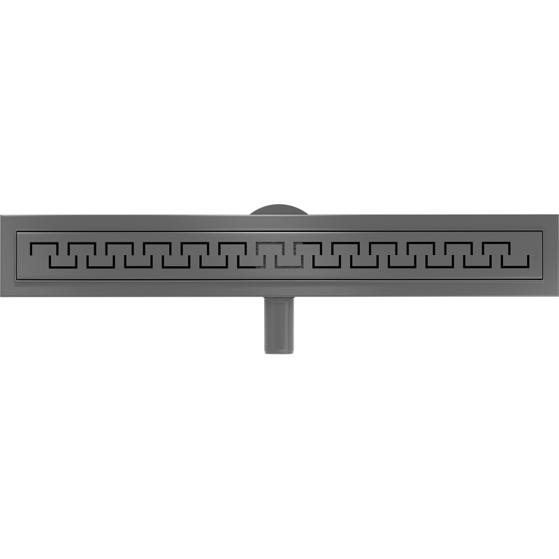 Mexen Flat 360° M15 Rotating Linear Drain 70 cm, Brushed Gun Gray - 1E24070-40